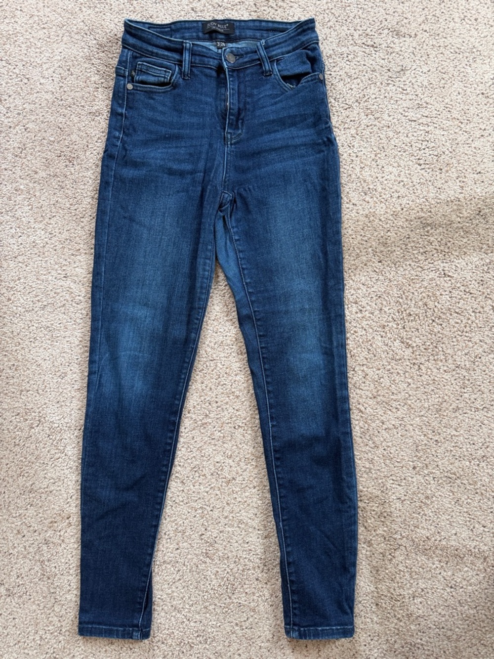 Dark Blue High-Rise Skinny Jeans - Judy Blue